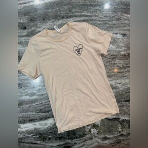 Embroidered T-Shirt “Feelings are ok” size medium